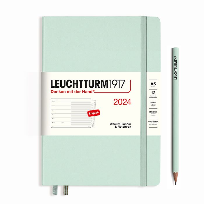 2024 Weekly Planner & Notebook A5