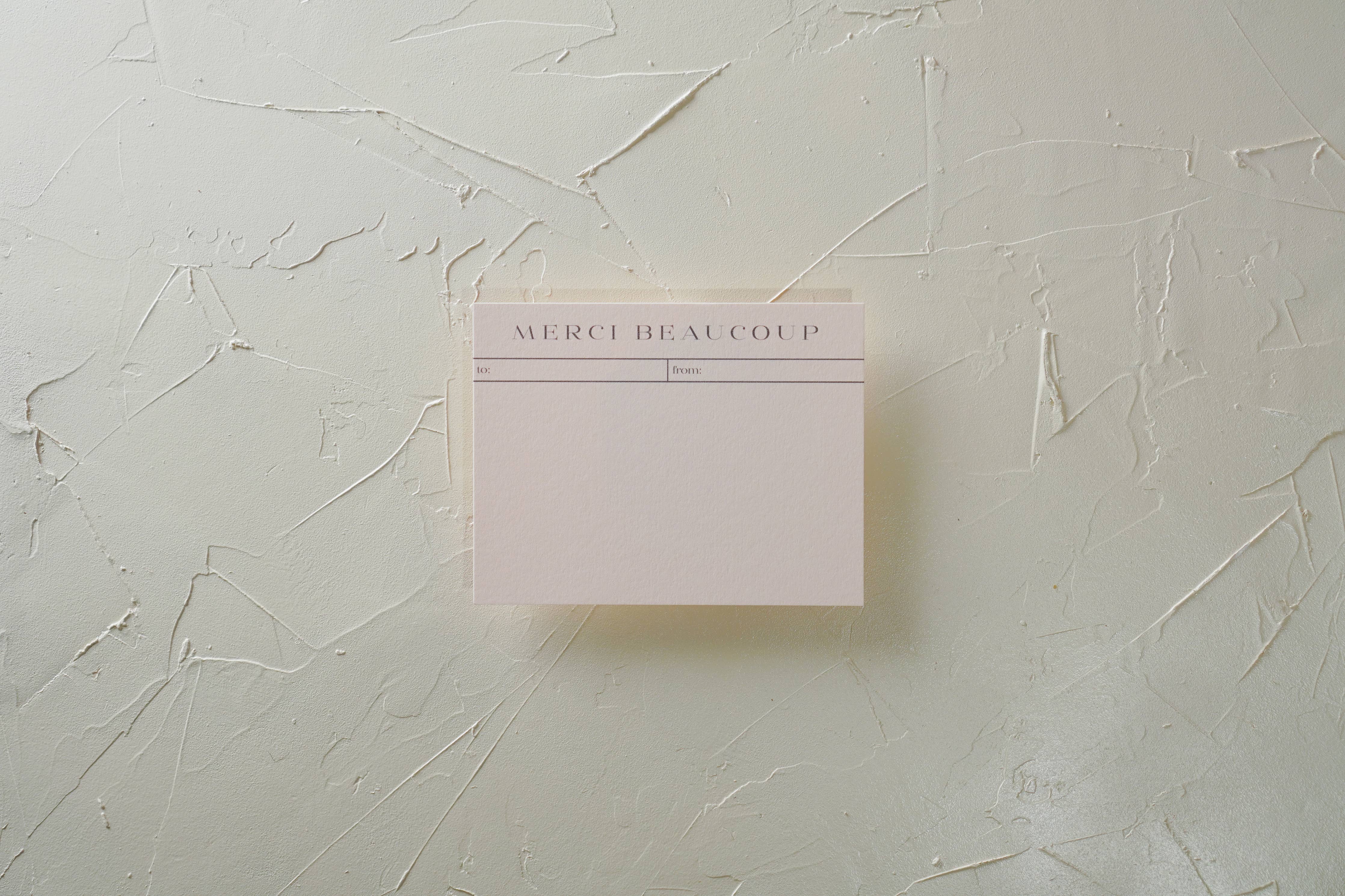 MERCI Notecards – Merrymaker Fine Paper