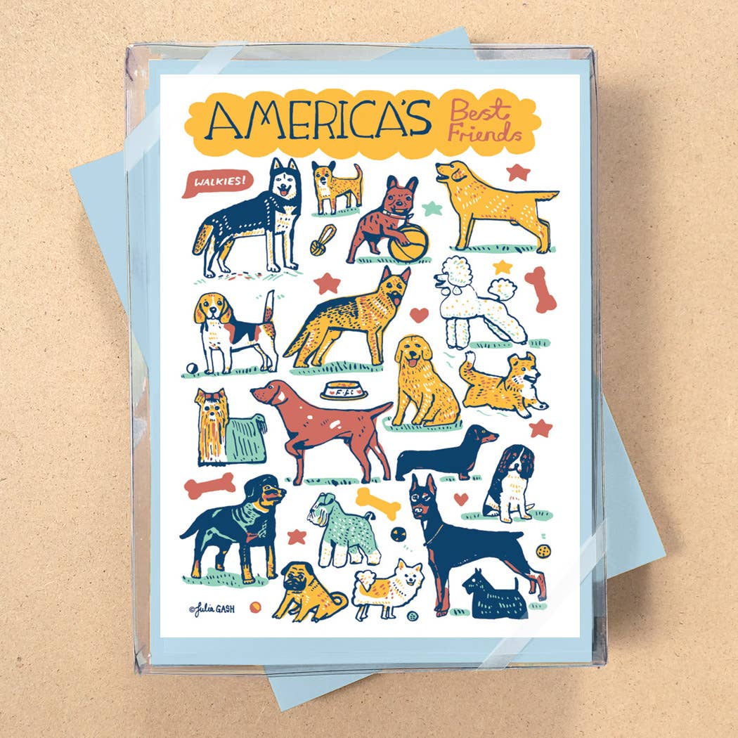 Dogs - America's Best Friends Boxed Cards