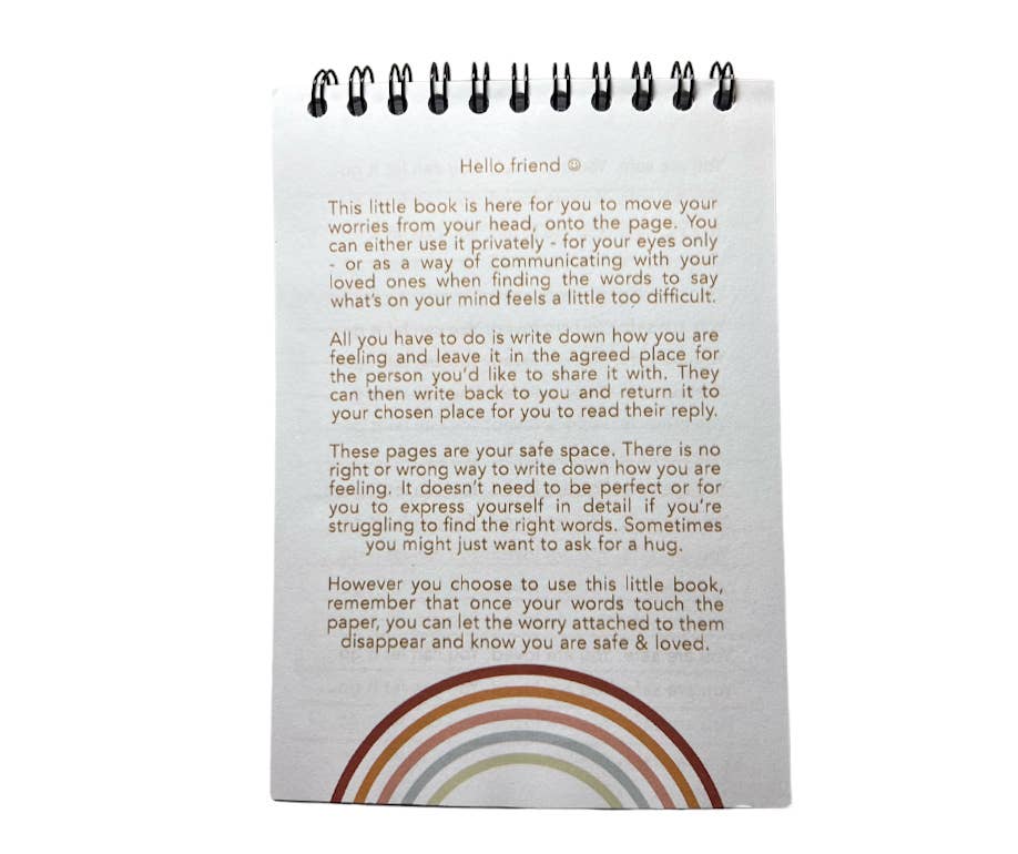 Worry Notes: Notebook for kids