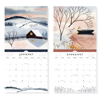 2026 Morning + Evening Large Wall Calendar