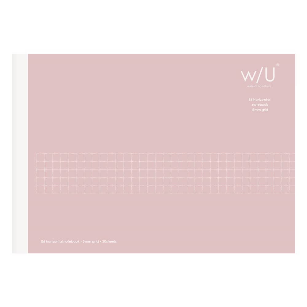 W/U B6 Horizontal Gridded Notebook