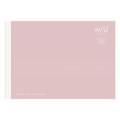 W/U B6 Horizontal Gridded Notebook