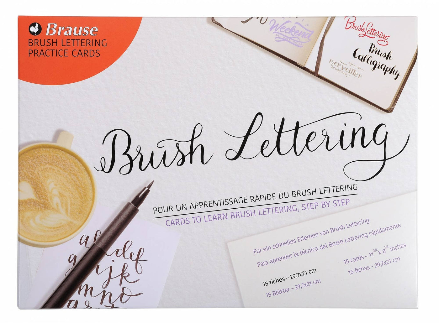 Brause Brush Lettering Calligraphy Practice Set