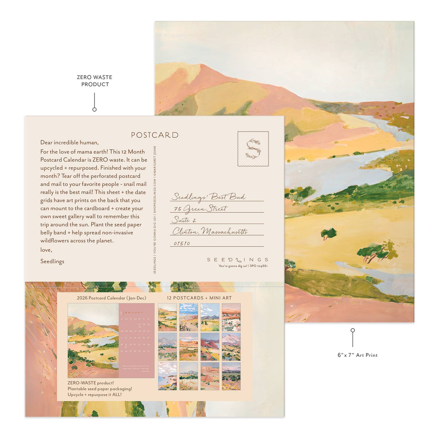 In the Beginning 2026 Postcard Calendar