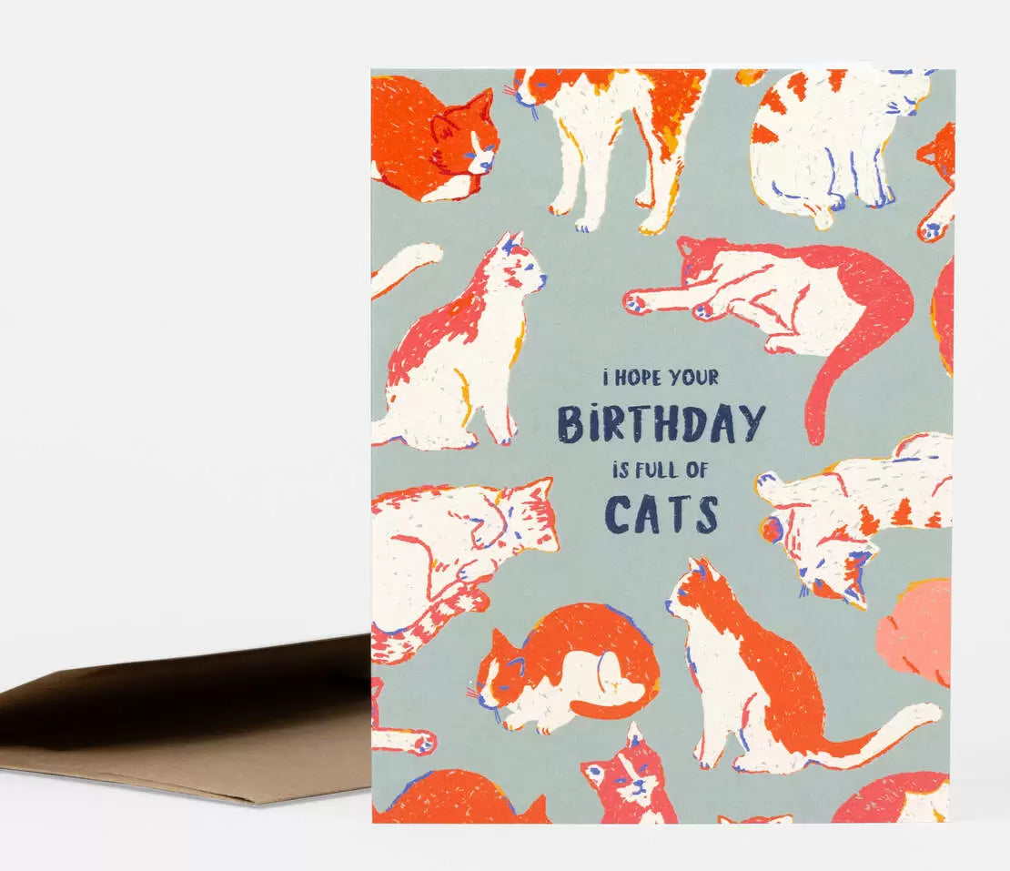 I Hope Your Birthday is Full of Cats