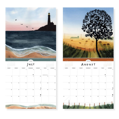 2026 Morning + Evening Large Wall Calendar