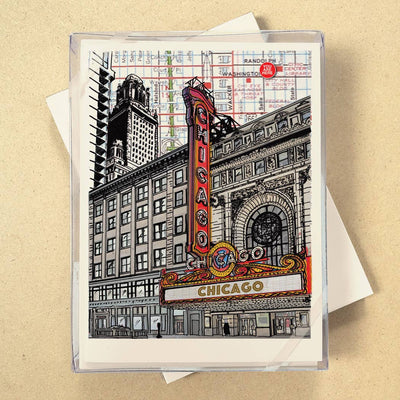 You Are Here Map Boxed Cards - see all 7 Cities!