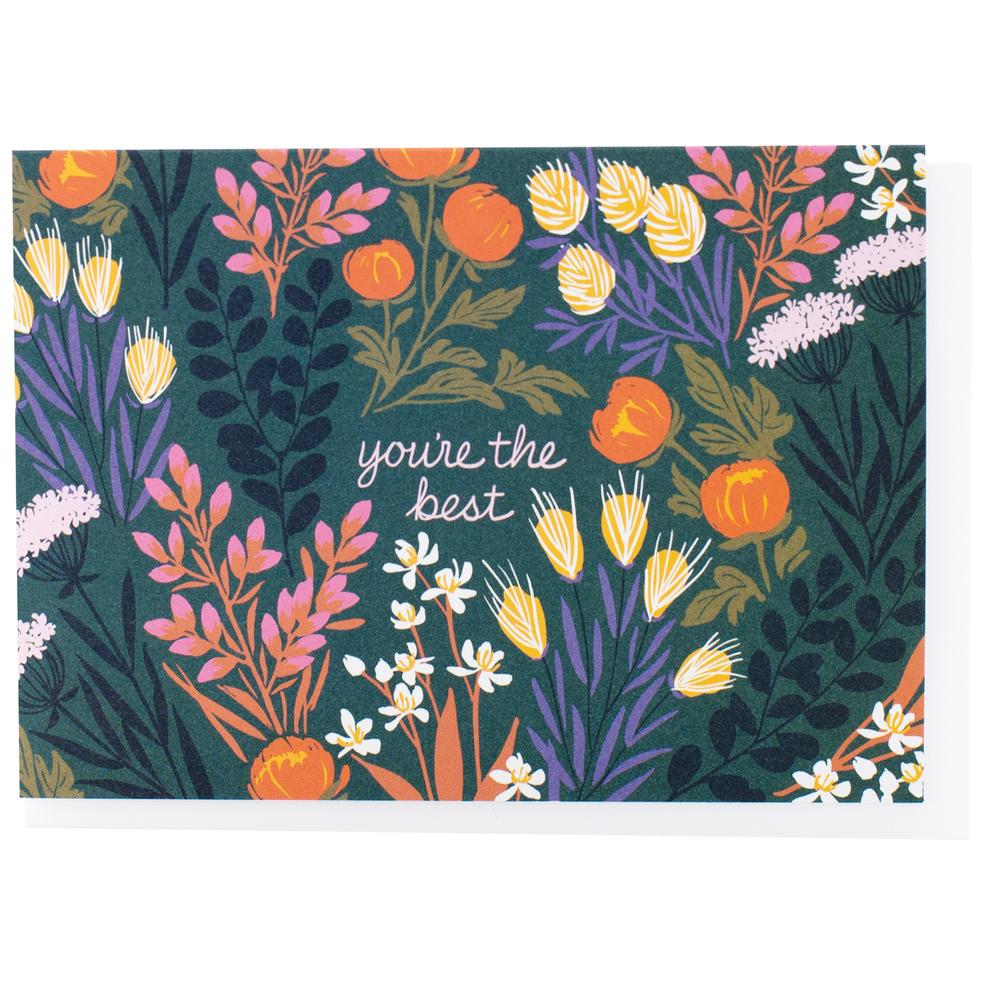Emerald Botanicals You're The Best Note Cards