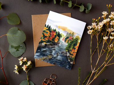 River's Edge Greeting Card