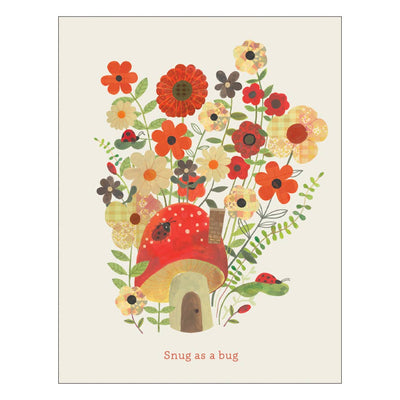 Mushroom House New Home Card