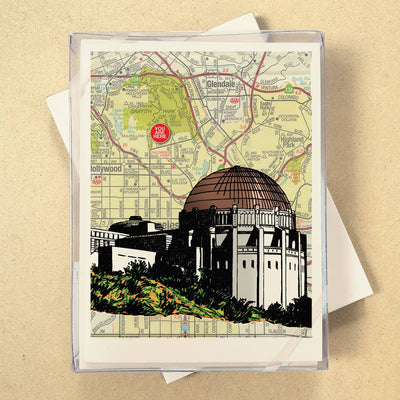 You Are Here Map Boxed Cards - see all 7 Cities!