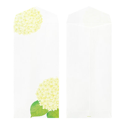 Midori Seasonal Envelopes - 166 Four Designs Hydrangea