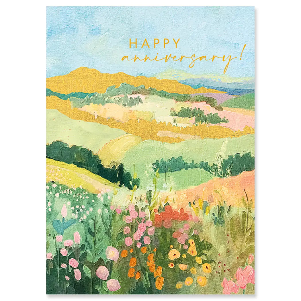 Morning View Anniversary Card