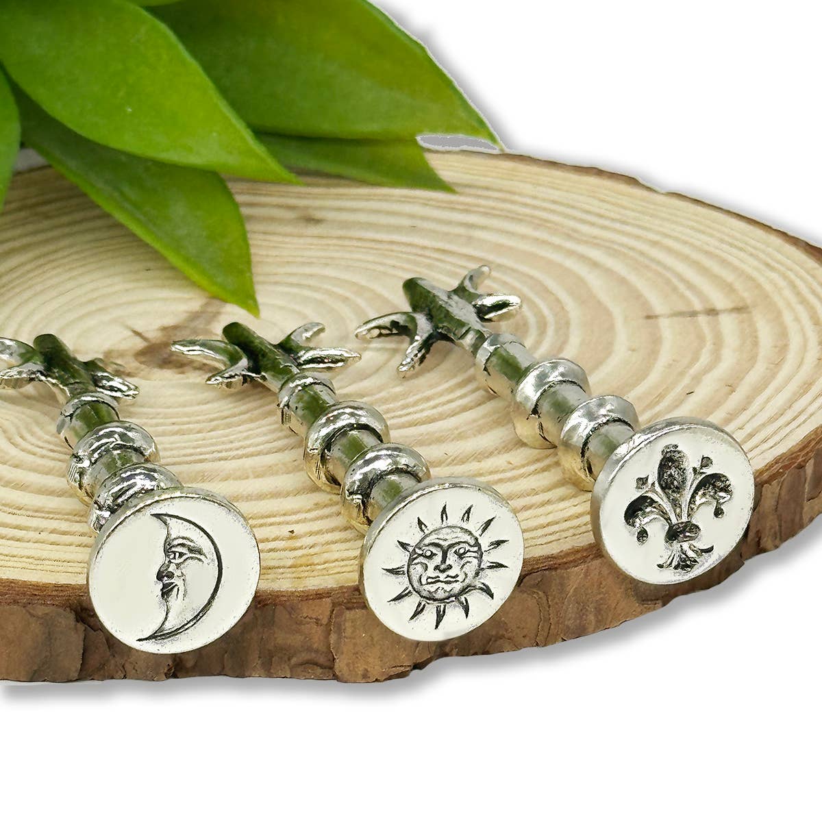 Heirloom Wax Seal Stamp Kits Silver Antiqued