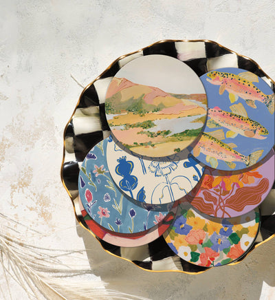 Three Fish Seedlings Coaster