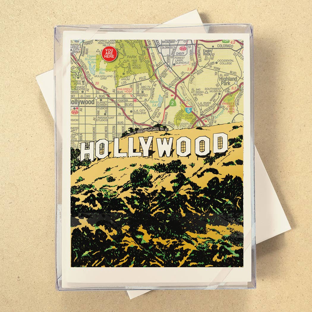 You Are Here Map Boxed Cards - see all 7 Cities!