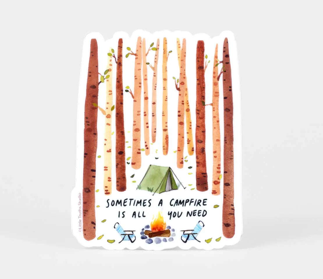 Campfire Sticker