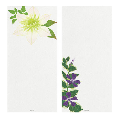 Midori Seasonal Message Letter Pad - 587 Four Designs Summer Flower