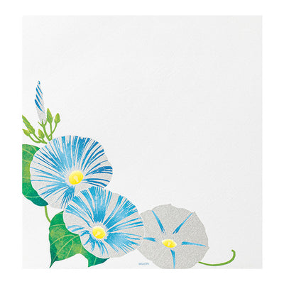 Silk Printed Morning Glory Letter Paper