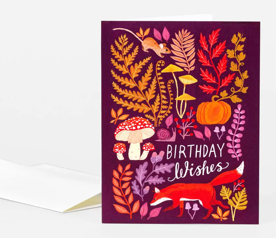 Birthday Wishes Fox and Mouse