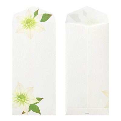 Midori Seasonal Envelopes - 170 Four Designs Summer Flower