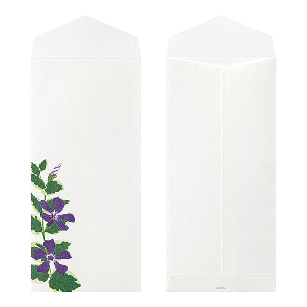 Midori Seasonal Envelopes - 170 Four Designs Summer Flower
