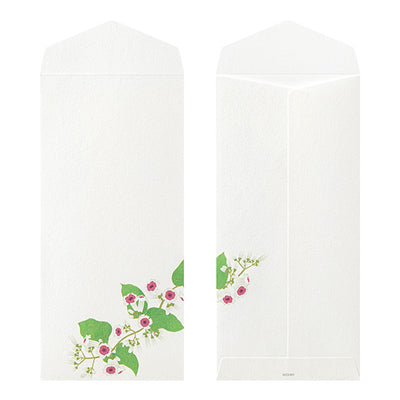 Midori Seasonal Envelopes - 170 Four Designs Summer Flower