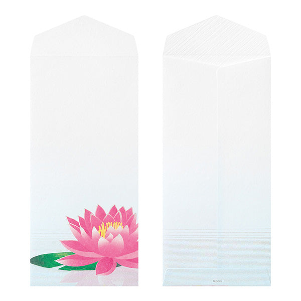 Midori Seasonal Envelopes - 174 Silk Printed Water Lily