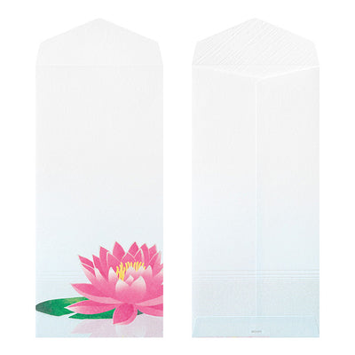 Midori Seasonal Envelopes - 174 Silk Printed Water Lily