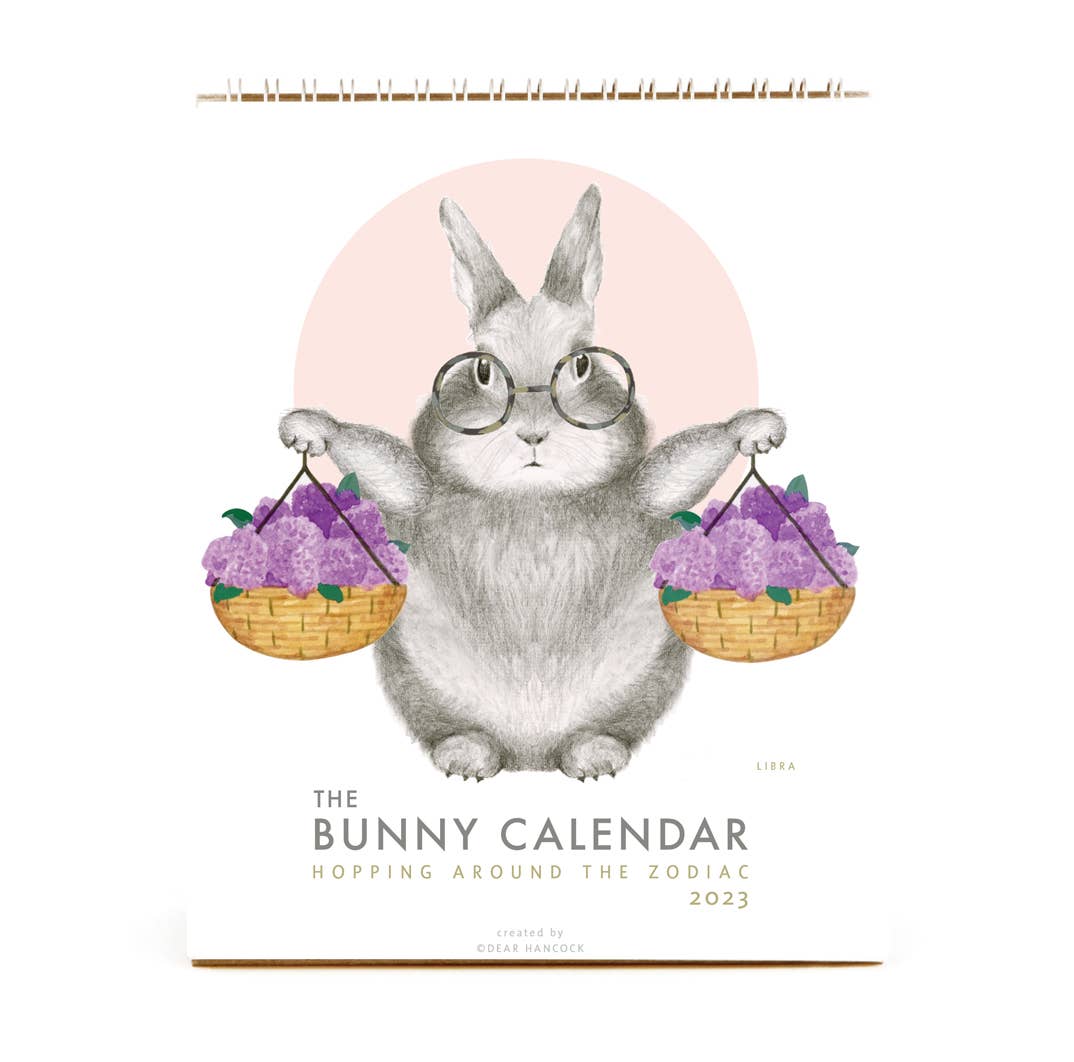 The 2023 Bunny Calendar-Hopping around the Zodiac