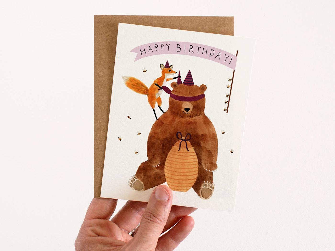 Birthday Bear Greeting Card