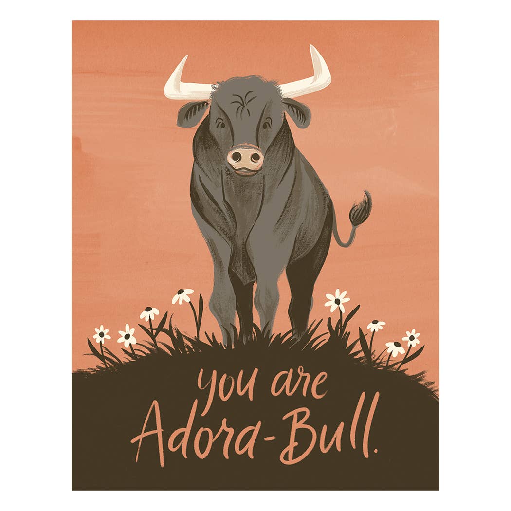 Adora-Bull Valentine – Merrymaker Fine Paper