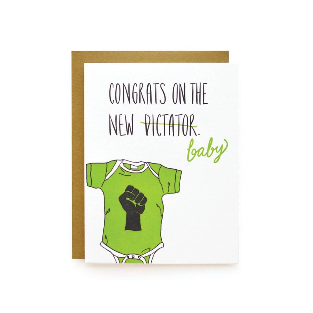 Congrats On The New (Dictator) Baby Card