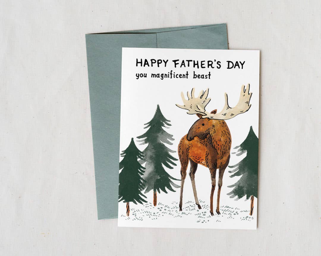 Fathers Day Magnificent Beast Card