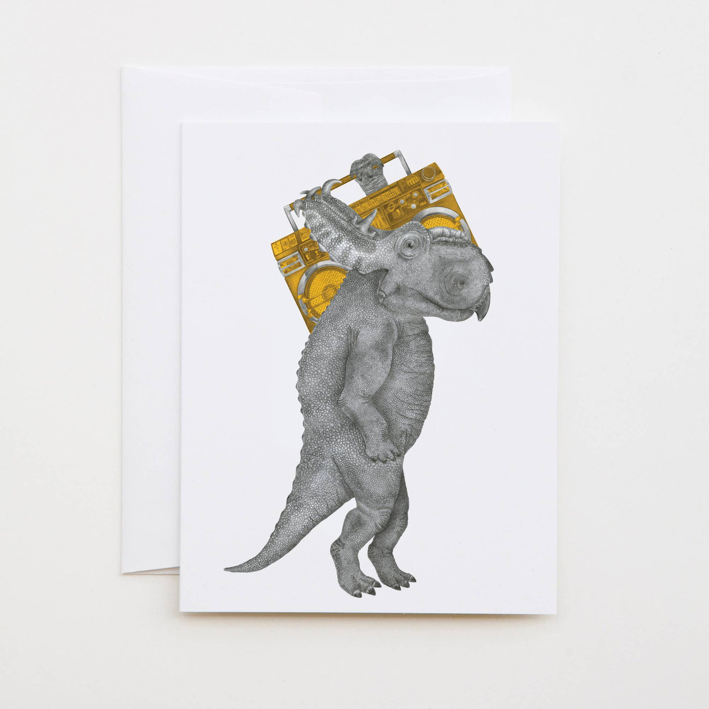 John Barnstaple Pachyrhinosaurus Greeting Card