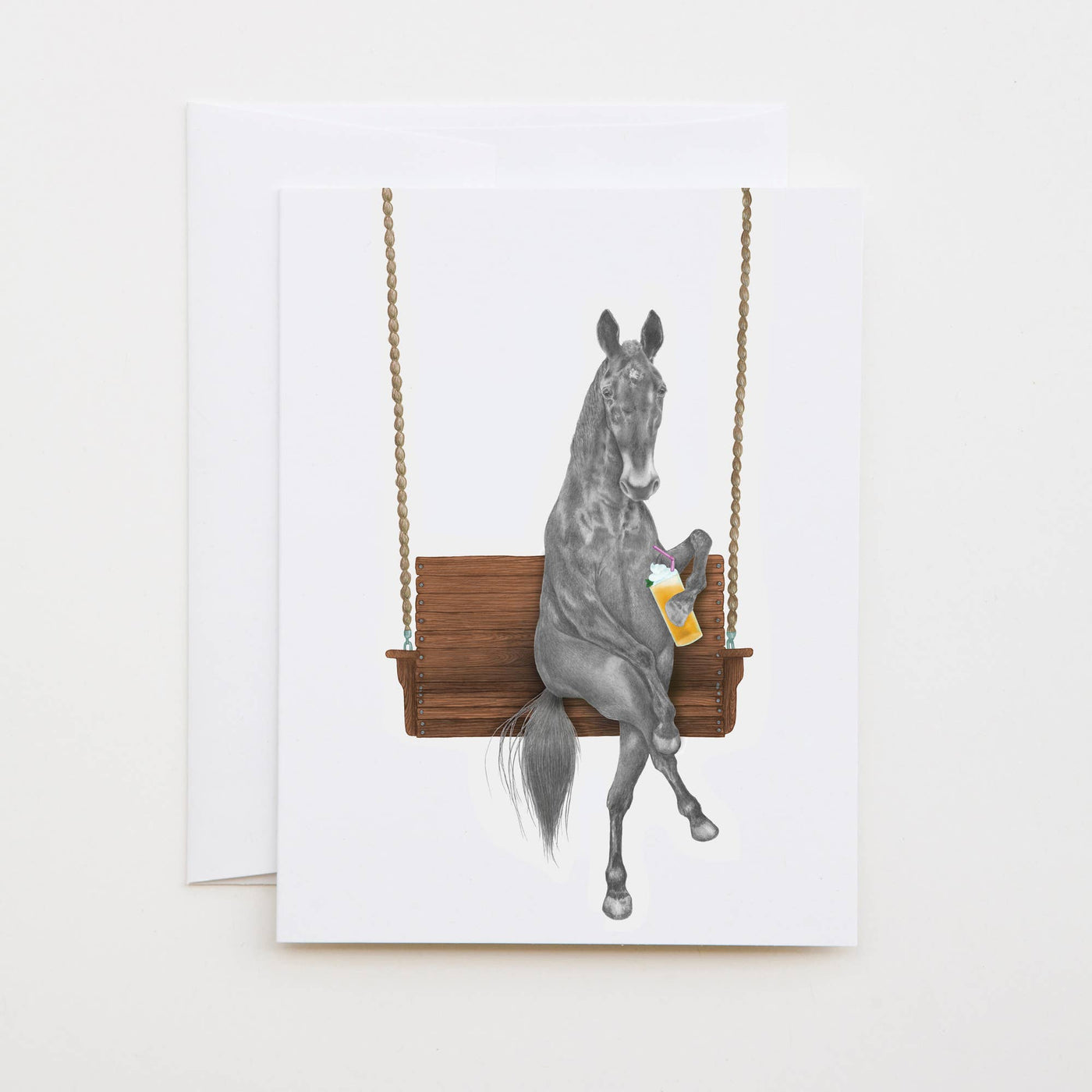 Miami Clementine Horse Greeting Card