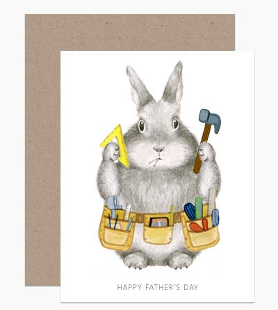Dad Bunny Card