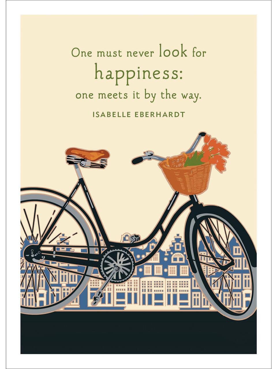 Dutch Bike Birthday Card