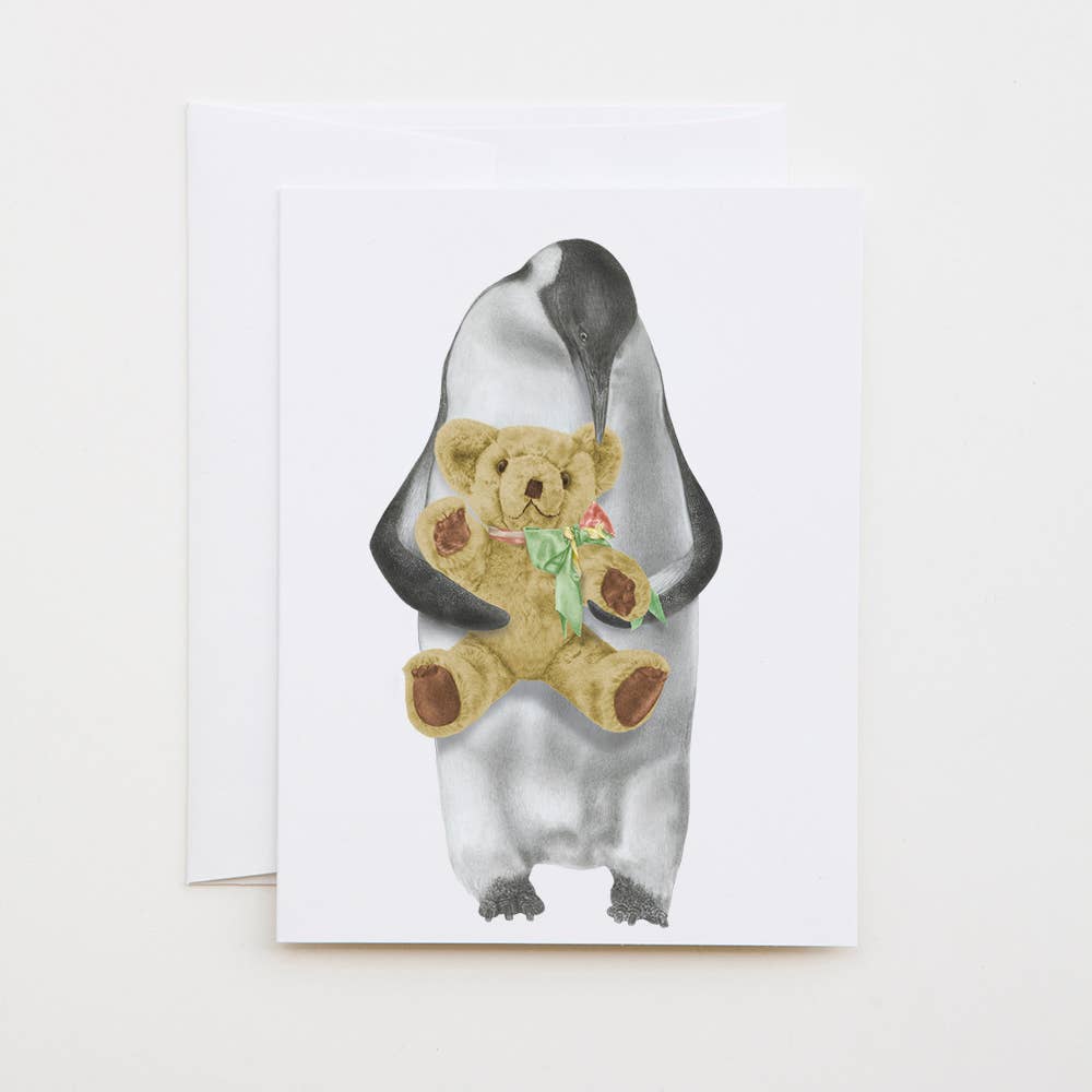 Puck Louy Emperor Penguin Greeting Card