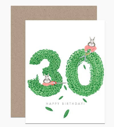 Happy Birthday Topiary 30