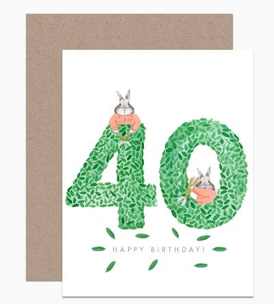 Happy Birthday Topiary 40