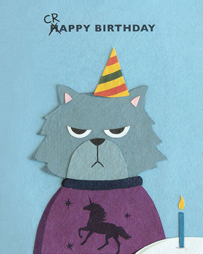 Grumpy Kitty Birthday – Merrymaker Fine Paper