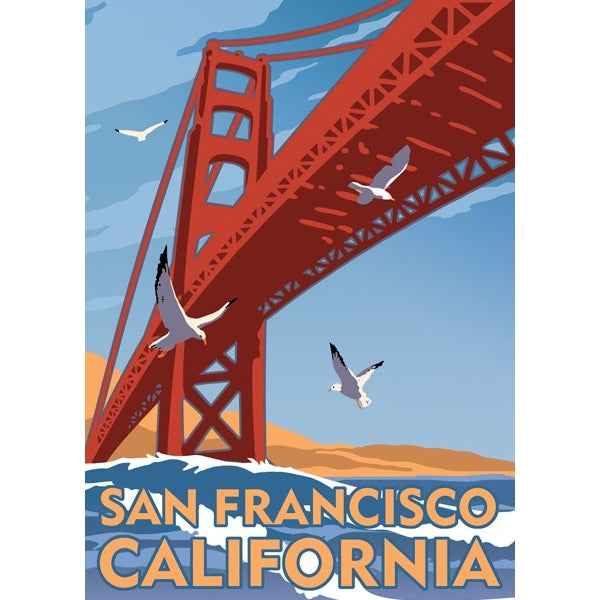 Golden Gate Bridge Luggage Tag