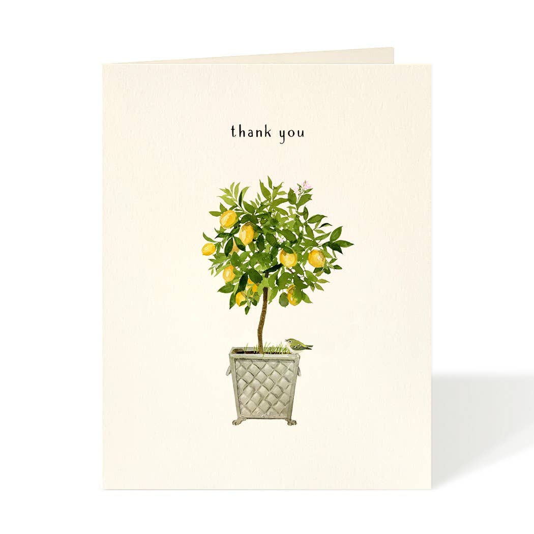 Lemon Topiary - Thank You Card