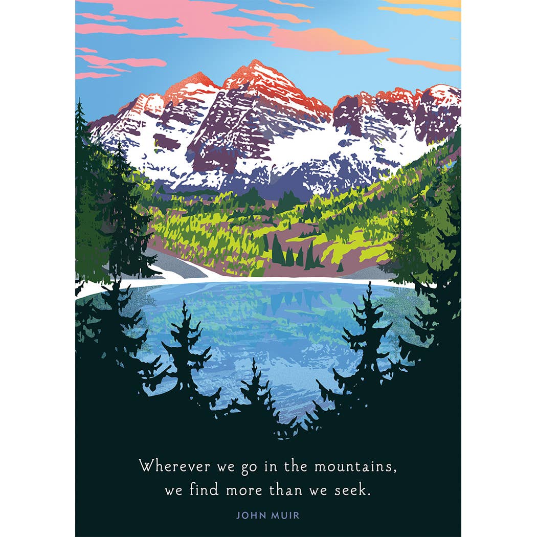Mountains Birthday Card