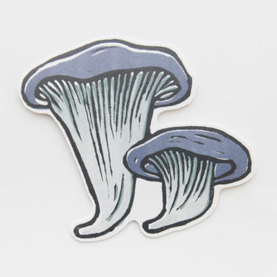 Indigo Milk Cap Mushroom Sticker