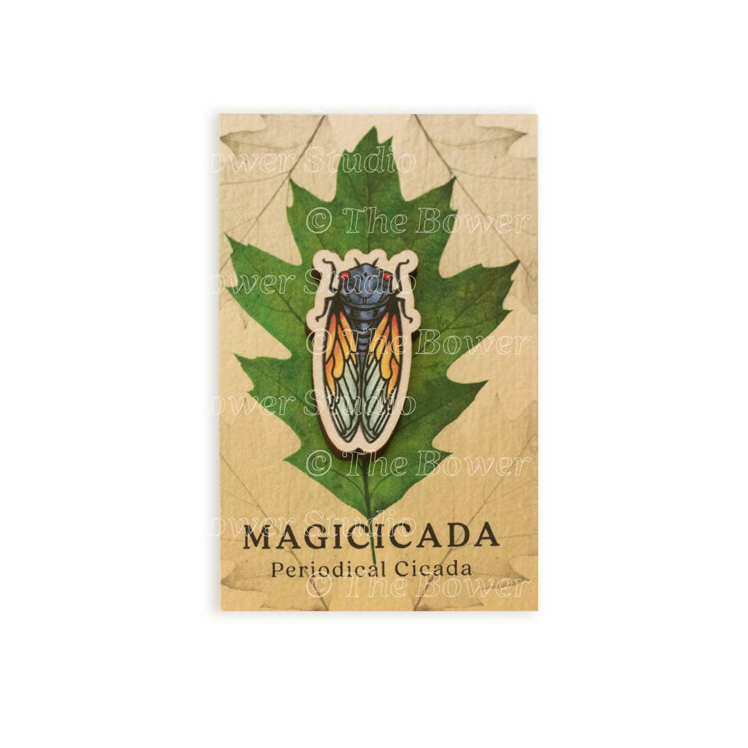 Magicicada - Periodical Cicada - Wooden Pin