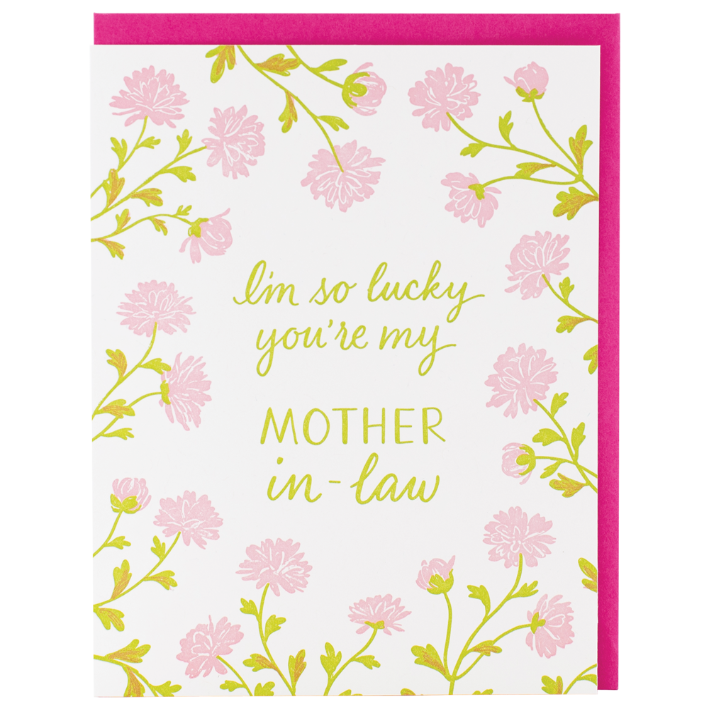 Pink Mums Mother's Day Card