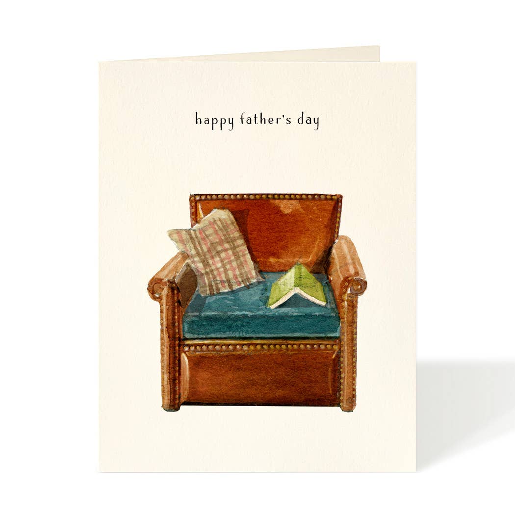 Reading Chair -- Father's Day Card